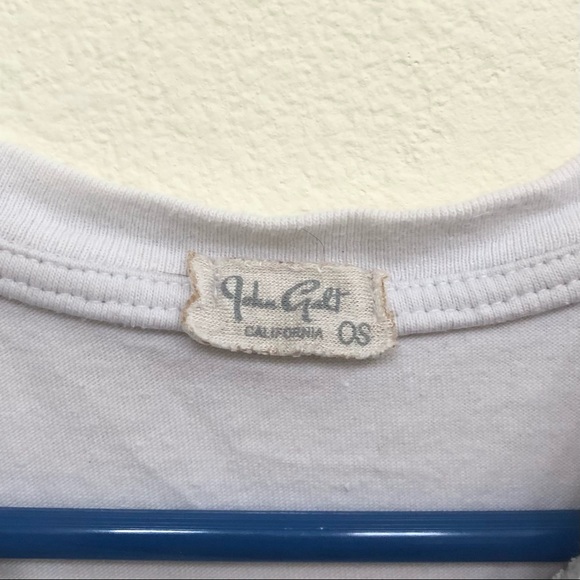 Brandy White Top with Pink and Blue Stripes - Picture 4 of 5